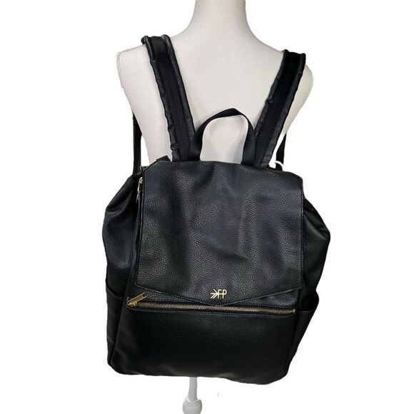 Freshly Picked Classic II Diaper Bag Vegan Leather Black - Picture 1 of 16
